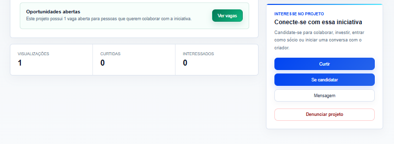 Informações gerais do projeto